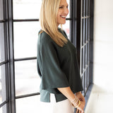 City Stroll Top, Dark Green