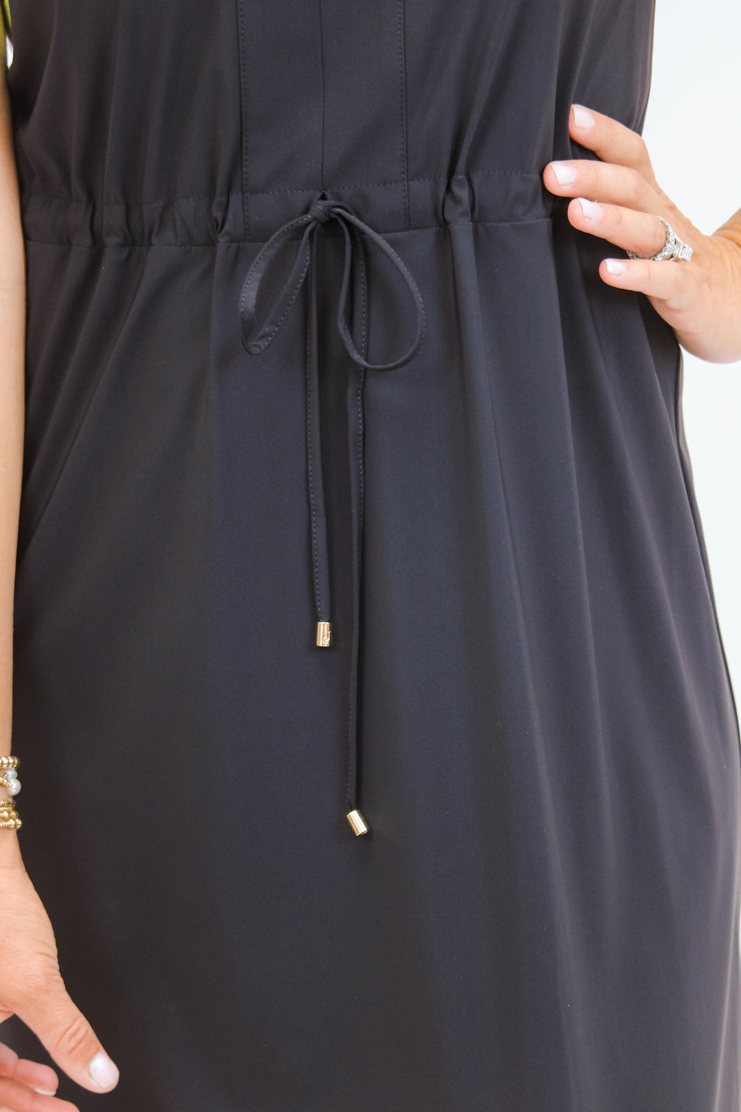 Bebe Dress Jude Cloth, Black