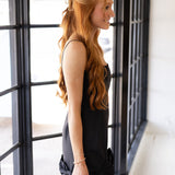 Kennedi Bow Mini Dress, Black