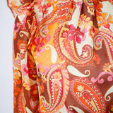 Harvest Moon Mini Dress, Brown Multi