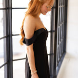 Twilight Dance Mini Dress, Black