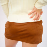 Cindi Skirt, Chicory Coffee