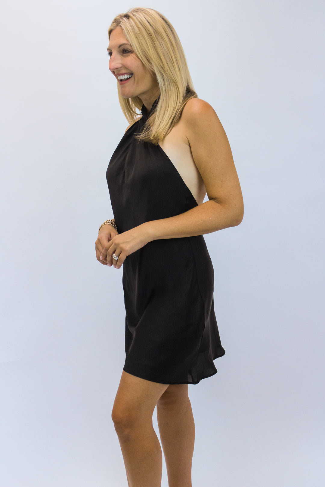 Victoria Mini Dress, Black