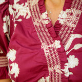 Rosalie Blouse, Garnet