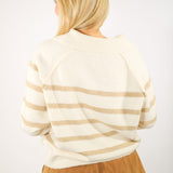 Cross Your Mind Sweater, Cream/Beige