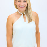 Willa Halter Top, Ivory
