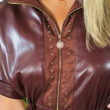 Pullover Dress, Bitter Chocolate