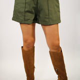 For The Moment Shorts, Olive