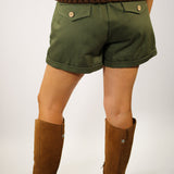 For The Moment Shorts, Olive