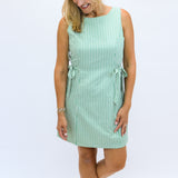 All She Wants Dress, Cream/Green