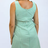 All She Wants Dress, Cream/Green