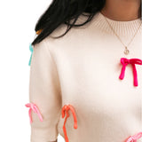 Sugar Rush Bow Sweater, Ivory