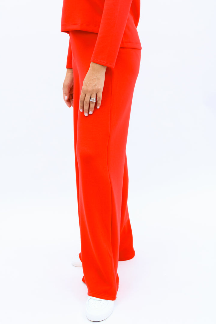 SPANX AirEssentials® Wide Leg Pant, Spanx Red