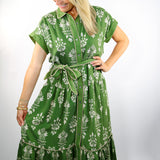 Live Out Loud Midi Dress, Olive