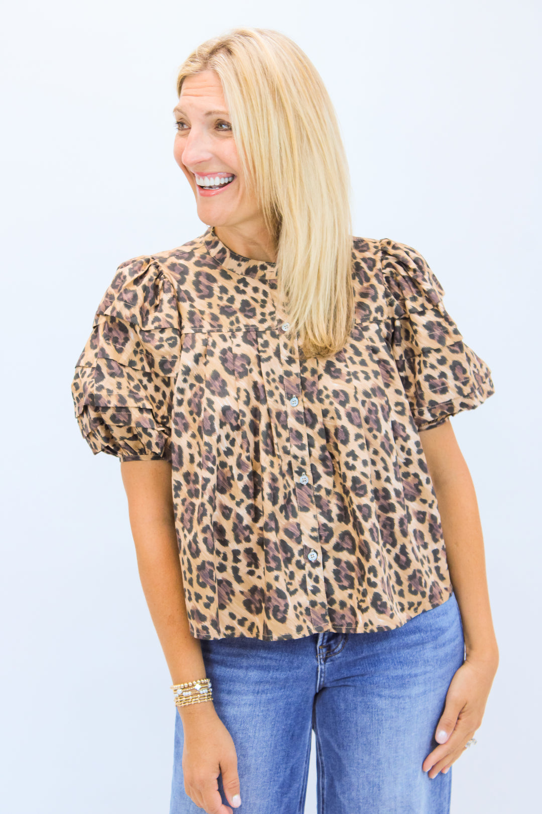 Take A Chance Top, Leopard