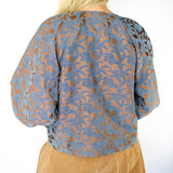 Boldo Blouse, Marron Glace