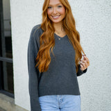 Eloise Sweater, Charcoal Heather