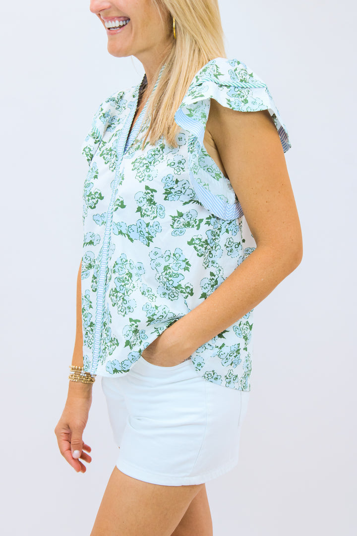 Wonderful Life Top, Blue