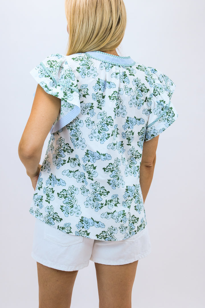 Wonderful Life Top, Blue