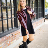 Beauvoir Bomber Jacket, Bordeaux