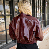 Beauvoir Bomber Jacket, Bordeaux