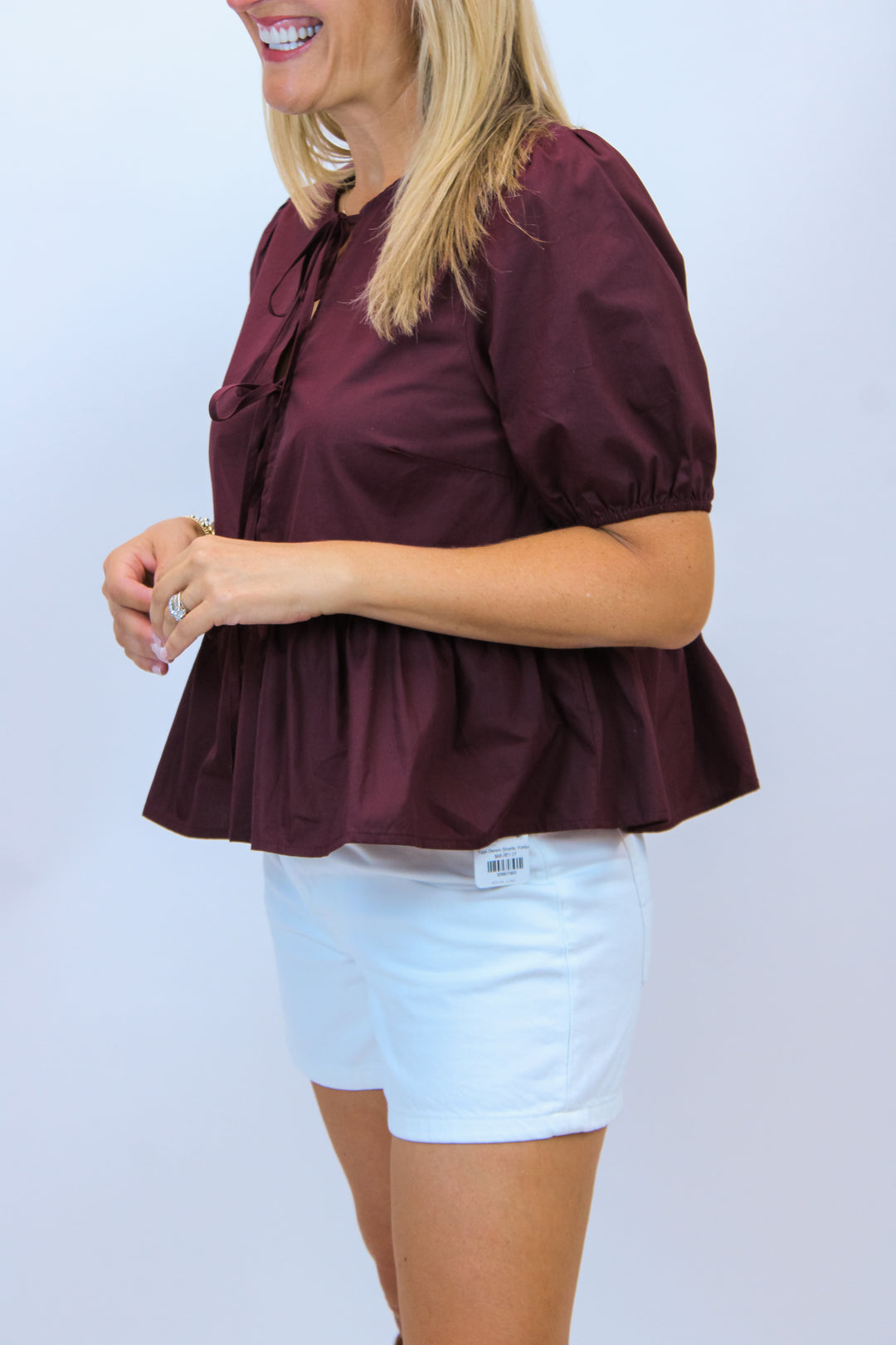 All Day Play Top, Maroon