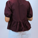 All Day Play Top, Maroon
