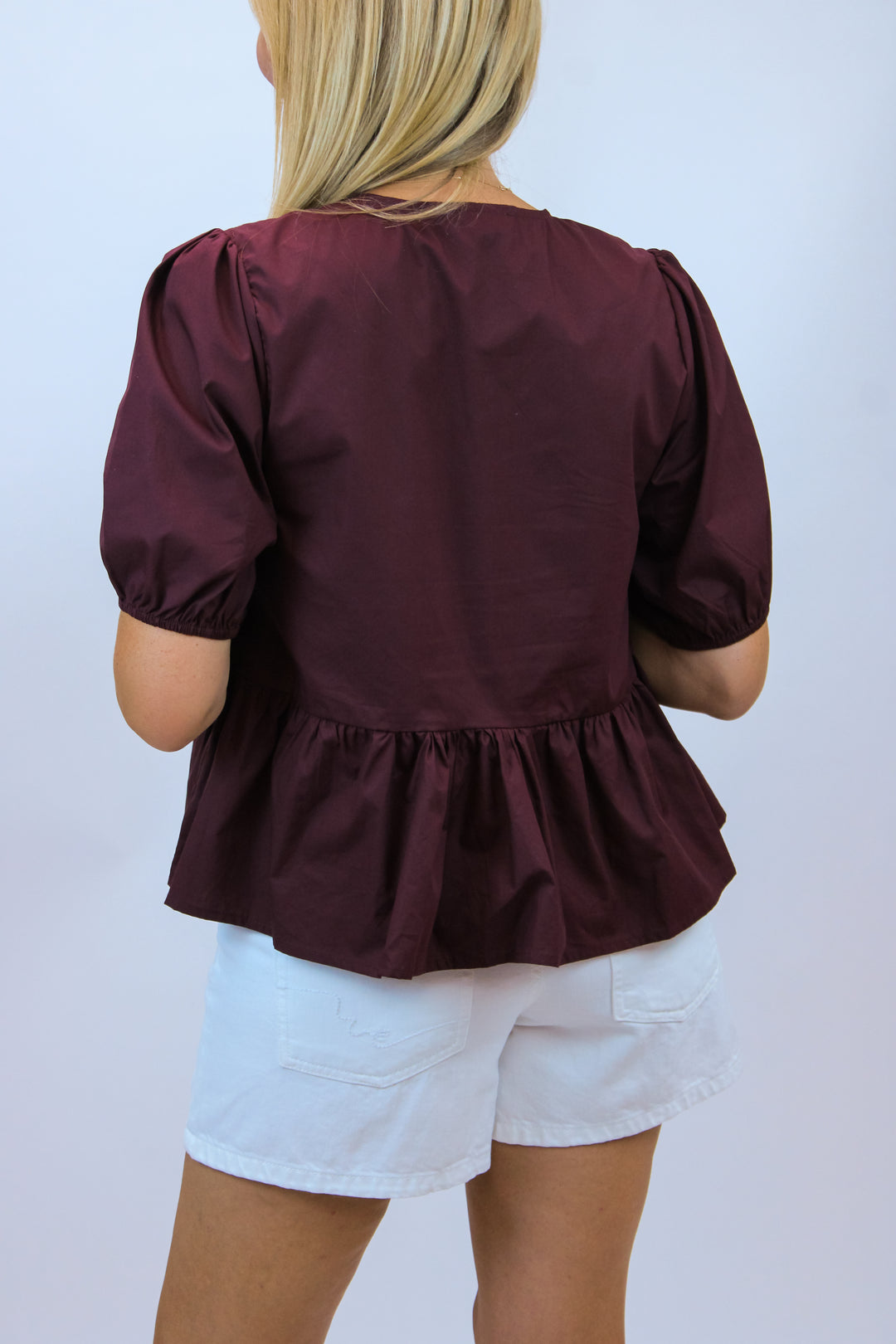 All Day Play Top, Maroon
