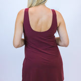 OnForm Tank Dress, Plum Berry