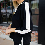 Long Sleeve Poppy, Midnight Vanilla