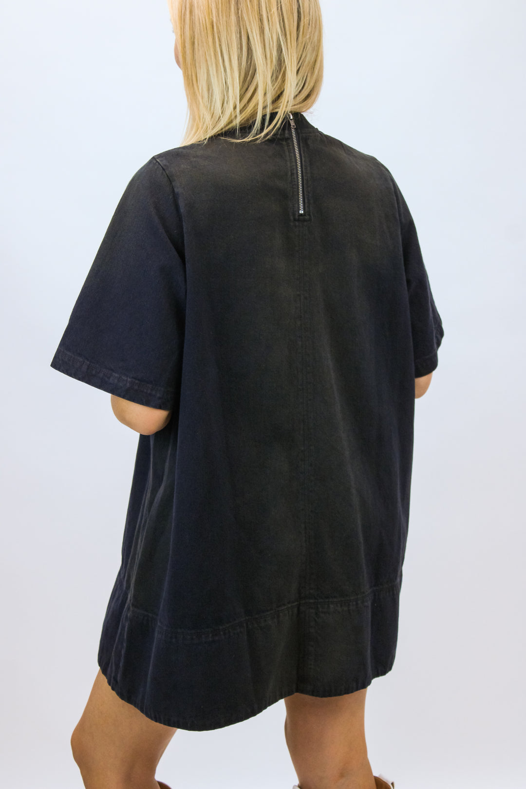 All Harlow Mini Dress, Anthracite