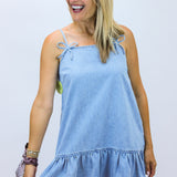 Hung Up On You Denim Mini Dress