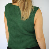 Never Looked Back Sweater Vest, Dark Green