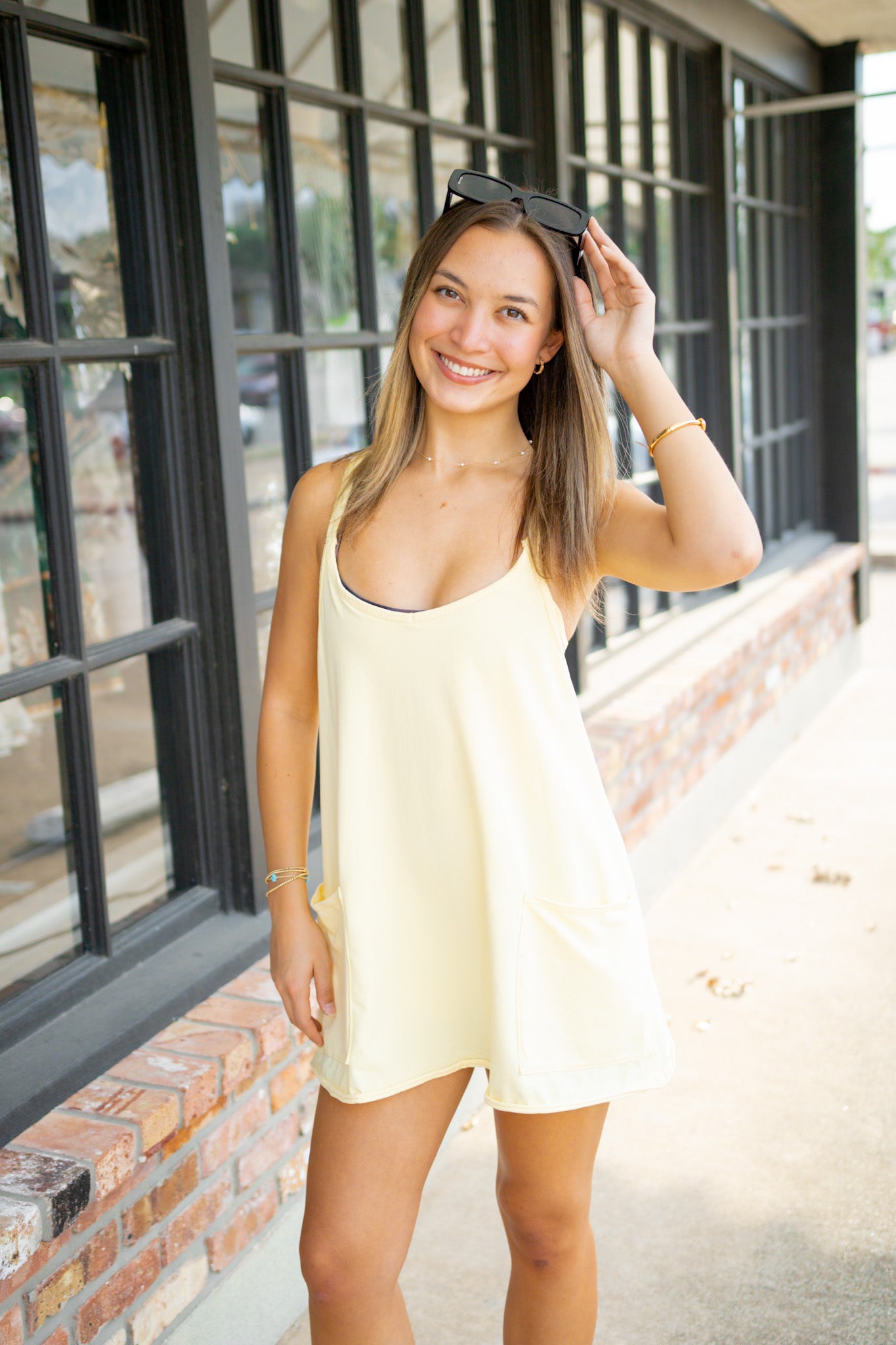 Hot Shot Mini Dress, Sunlit Yellow Hot Shot Mini Dress, Sunlit Yellow