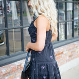 Solbina Bow Dress, Black