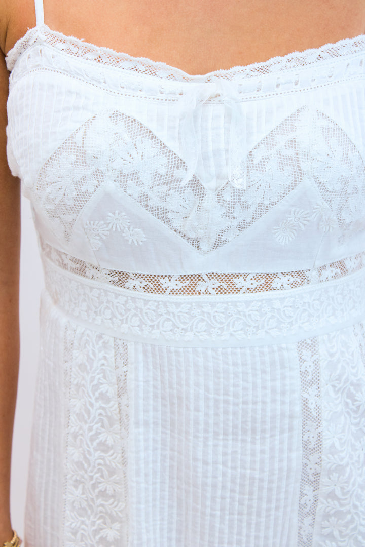 Maera Dress, Optic White