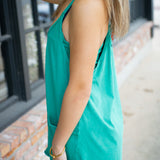 Hot Shot Mini Dress, Green Glow