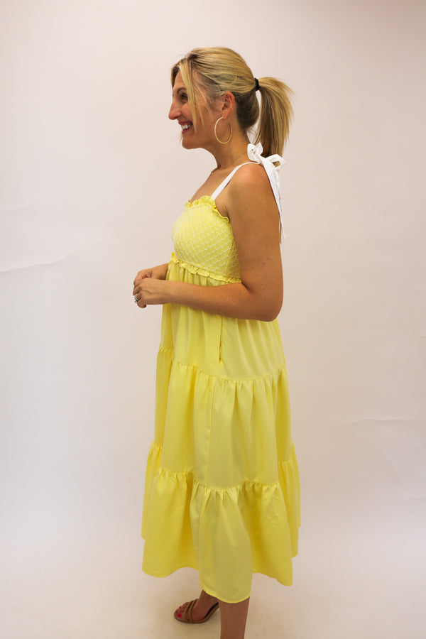 Stealing Sunshine Maxi Dress, Yellow