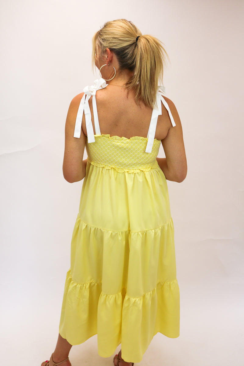 Stealing Sunshine Maxi Dress, Yellow