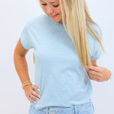 Modern Slub Tee, Clearwater