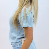 Modern Slub Tee, Clearwater