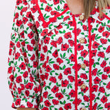 Petal Perfection Dress, Red