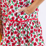 Petal Perfection Dress, Red