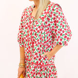 Petal Perfection Dress, Red