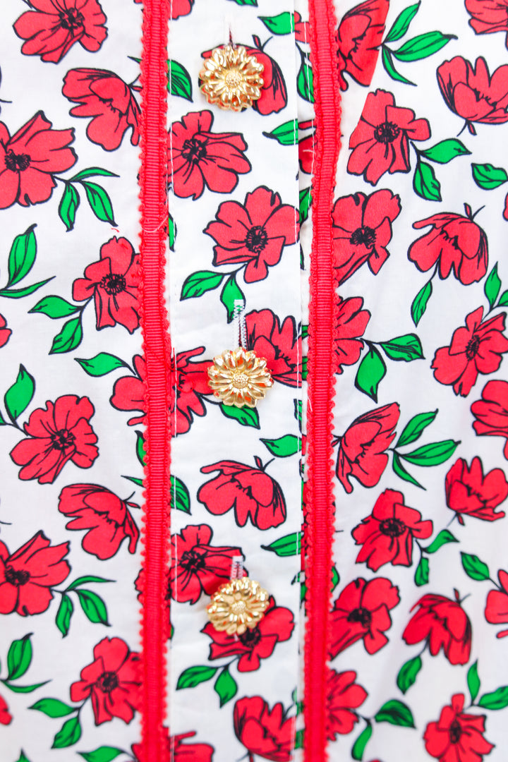Petal Perfection Dress, Red