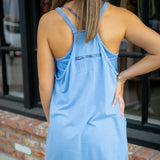 Hot Shot Mini Dress, Riviera Blue