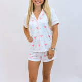 Tini Time Drinks 3-Piece PJ Set, Ivory