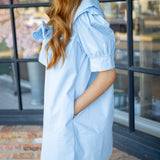 Morning Mist Dress, Light Blue