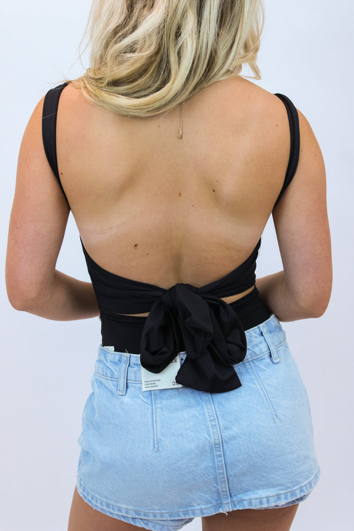 Simple Moments Bodysuit, Black