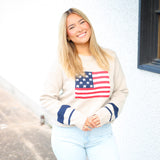 All American Knit Sweater, Cream